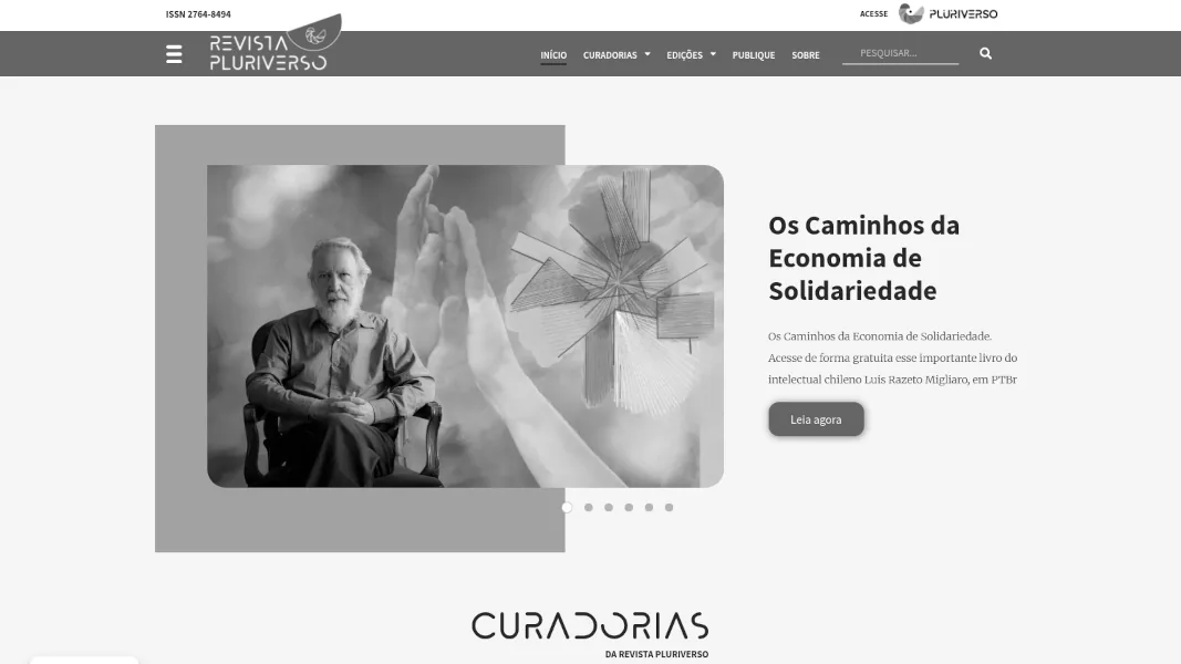Abertura da Revista Pluriverso