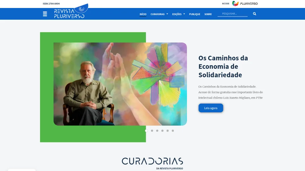 Abertura da Revista Pluriverso